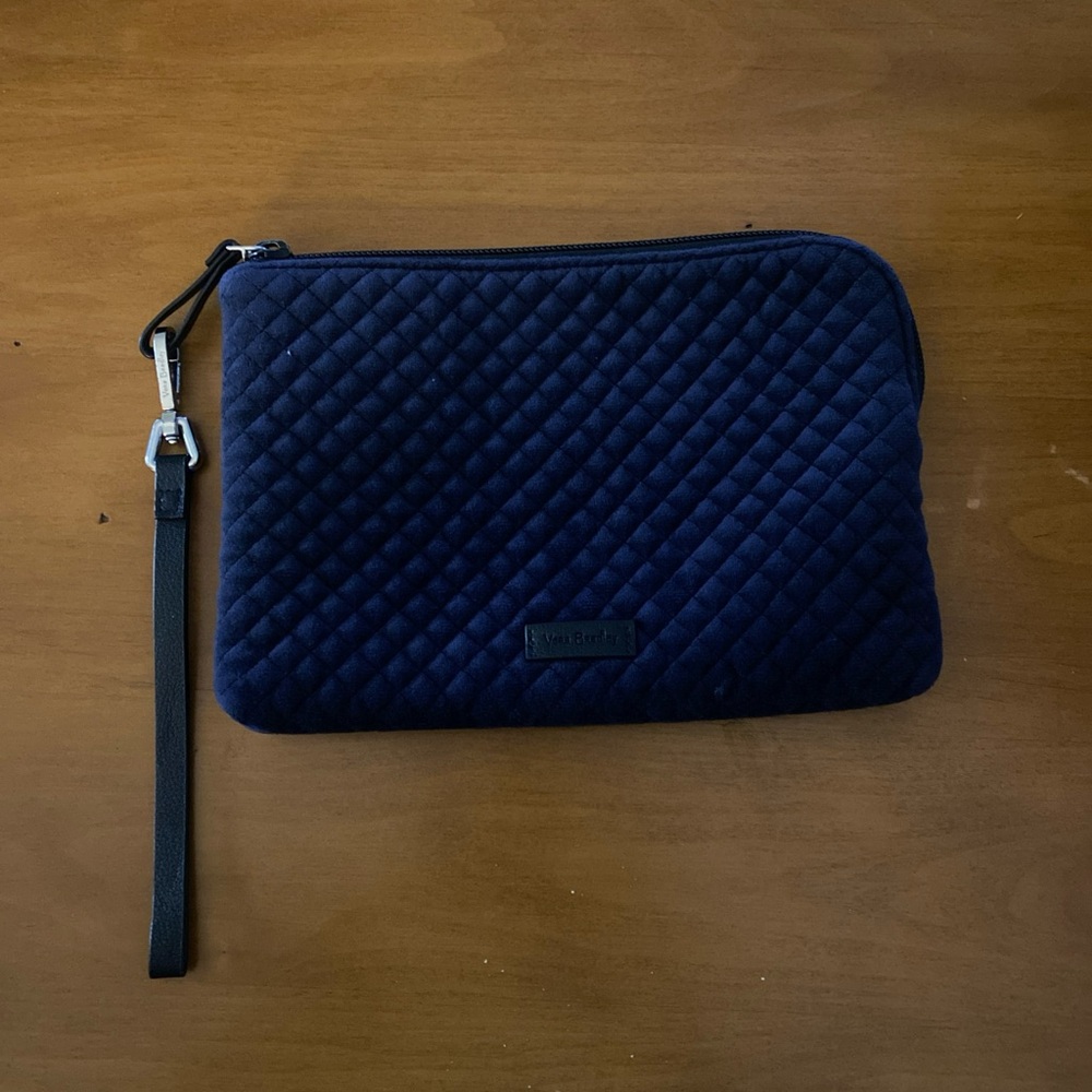 Vera Bradley Midnight Blue Quilted Wristlet